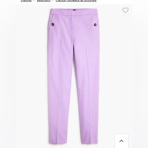 Black Jcrew straight linen blend pants